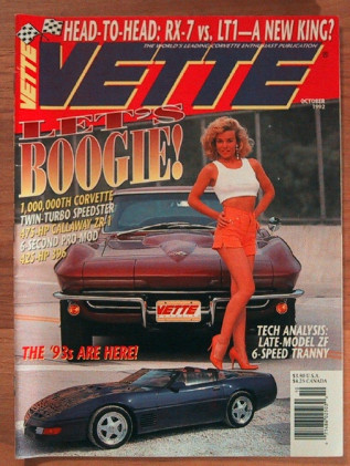 VETTE 1992 OCT - LT1 vs. RX-7, '93 VETTES, CALLAWAY